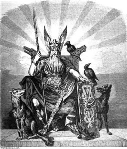 Detail about Odin and his ravens, Huginn and Muninn : r/GodofWar